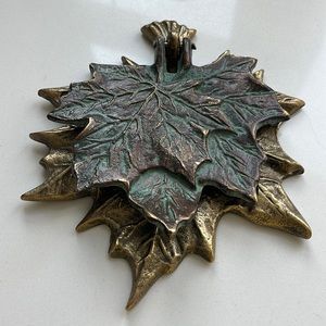 SPI solid brass, Mapleleaf door knocker